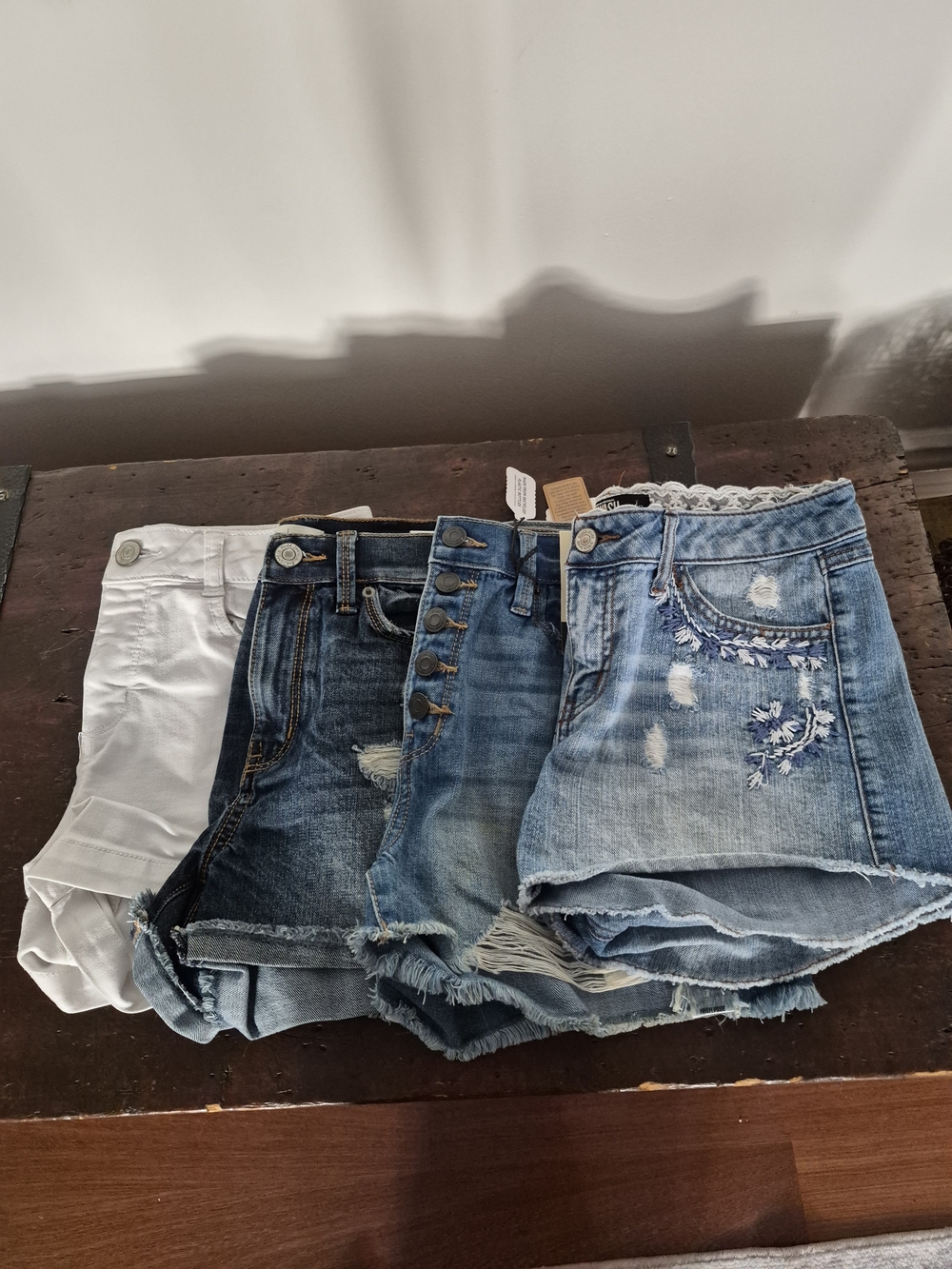 Women’s Distressed Denim Shorts